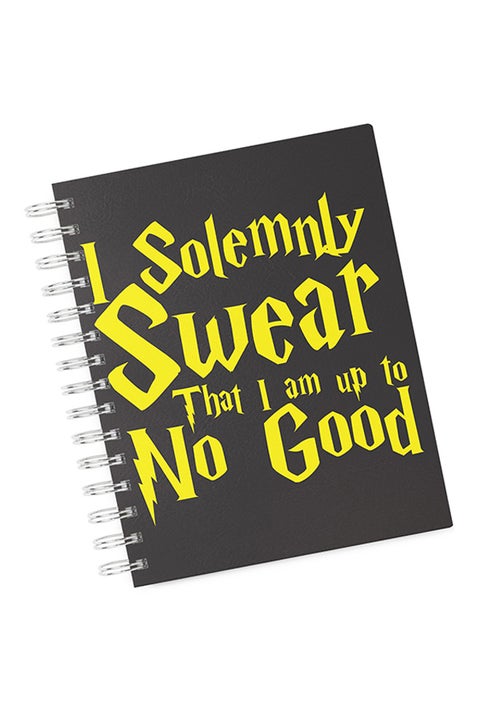 A4 Hard Notebook Black/Yellow