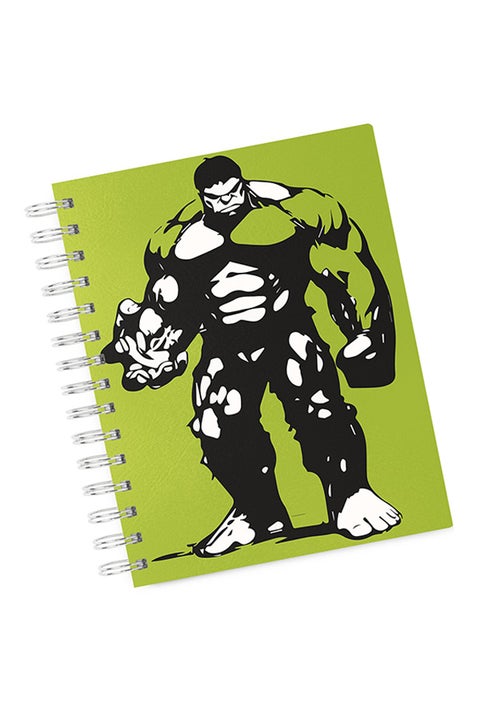 A4 Minimal Style Hard Notebook Green