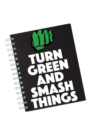 A4 Hard Notebook Black/White/green - v1555316747/N23401296A_1