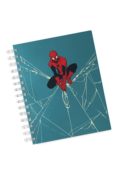 A4 Spider Man Hard Notebook Blue/Red