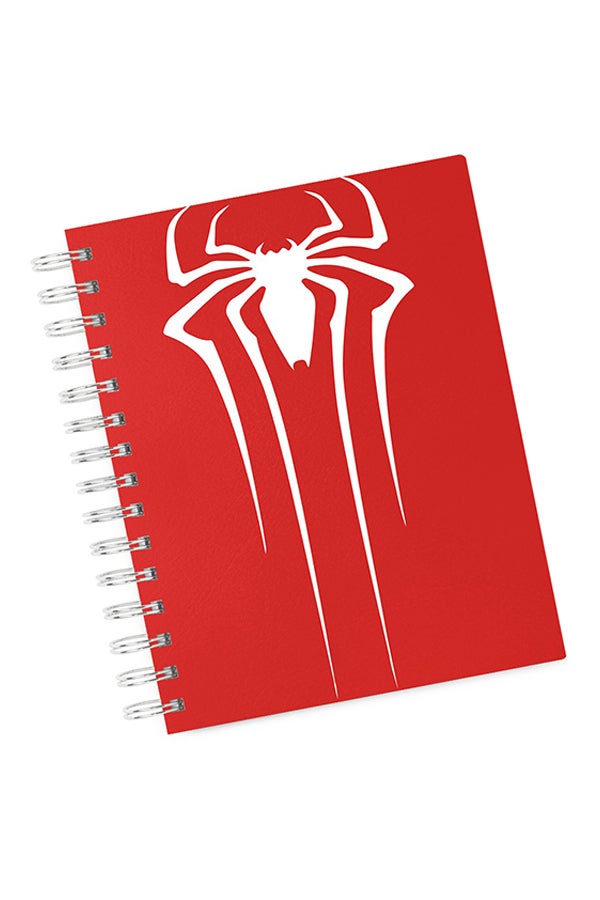 A4 Printed Hard Cover Notebook Red/White