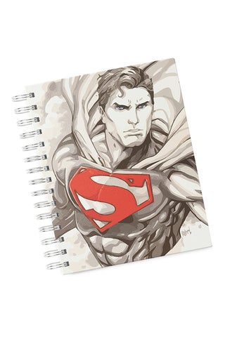A4 Retro Style Superman Hard Notebook Multicolour - v1555316788/N23401374A_1