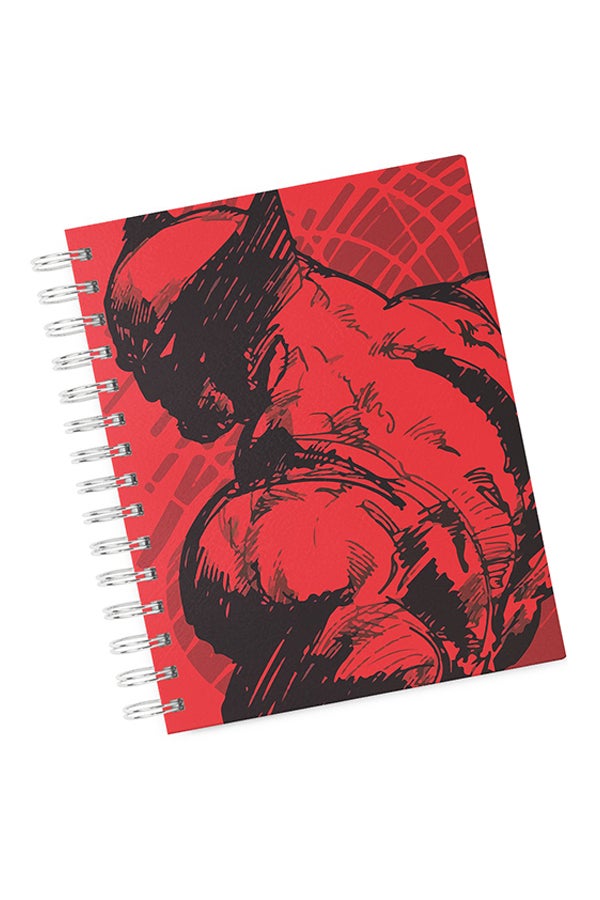 A4 Wolverine Hardcover Notebook Red/Black