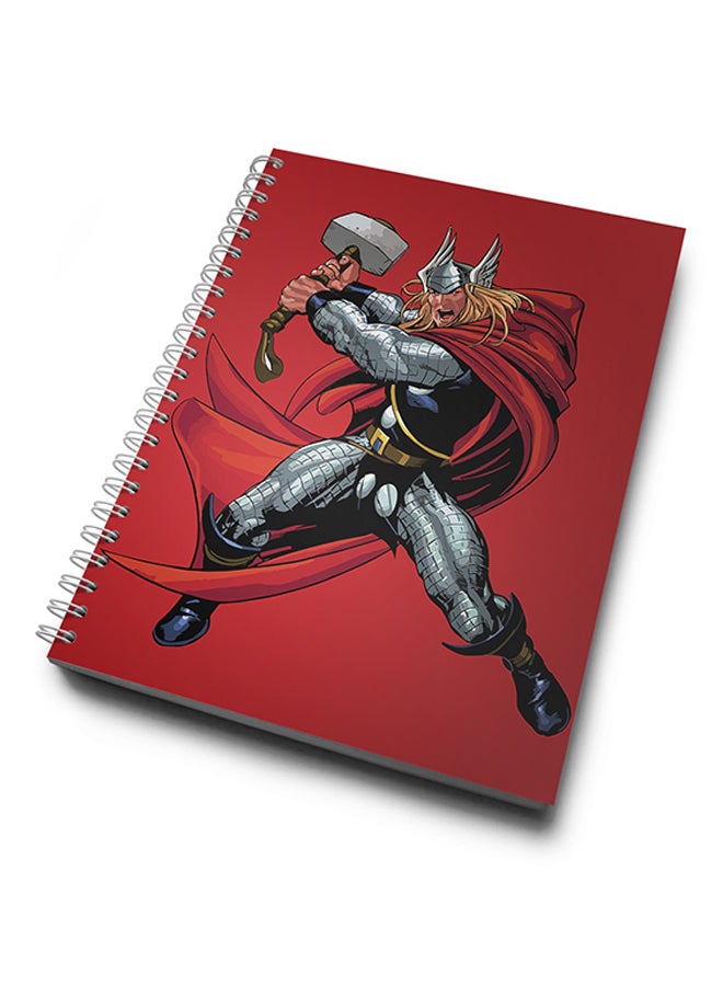 A4 Thor Action Hard Notebook Multicolour