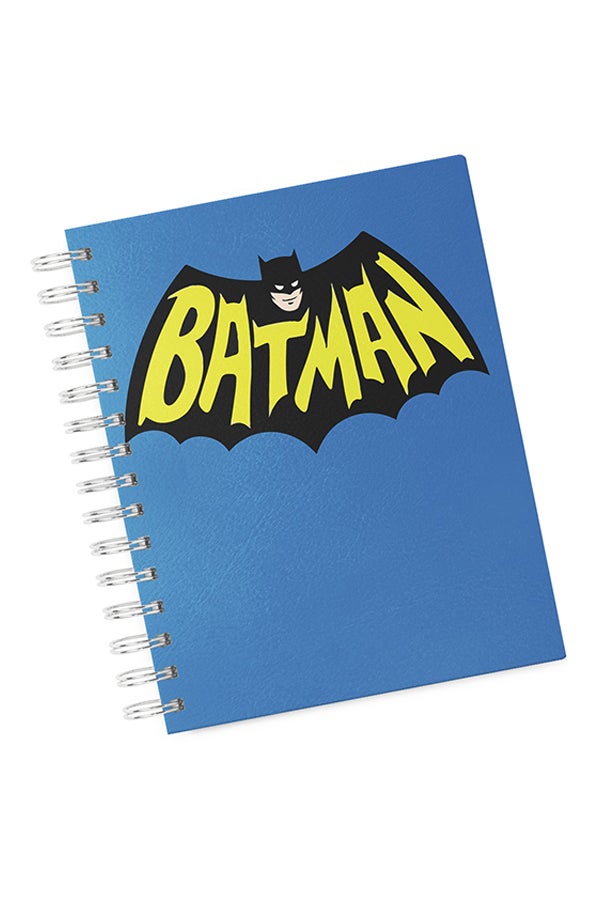 A4 Batman Cute Hard Notebook Blue