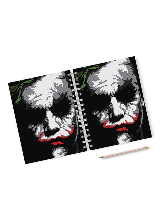 LOUD UNIVERSE - A4 Heath Ledger Classic Best Batman Hard Notebook Multicolour - Image 1