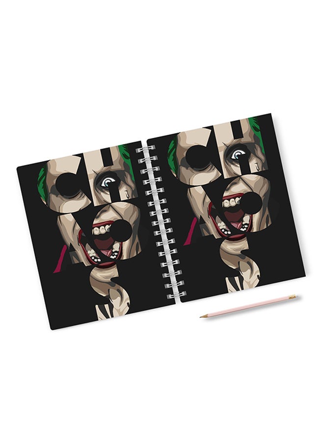 A4 Fun Laugh Joker Hard Notebook Multicolour