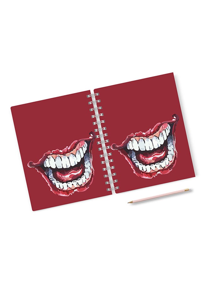 A4 Joker Laugh Hard Notebook Multicolour