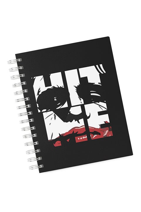 A4 Joker Quote Hard Notebook Multicolour