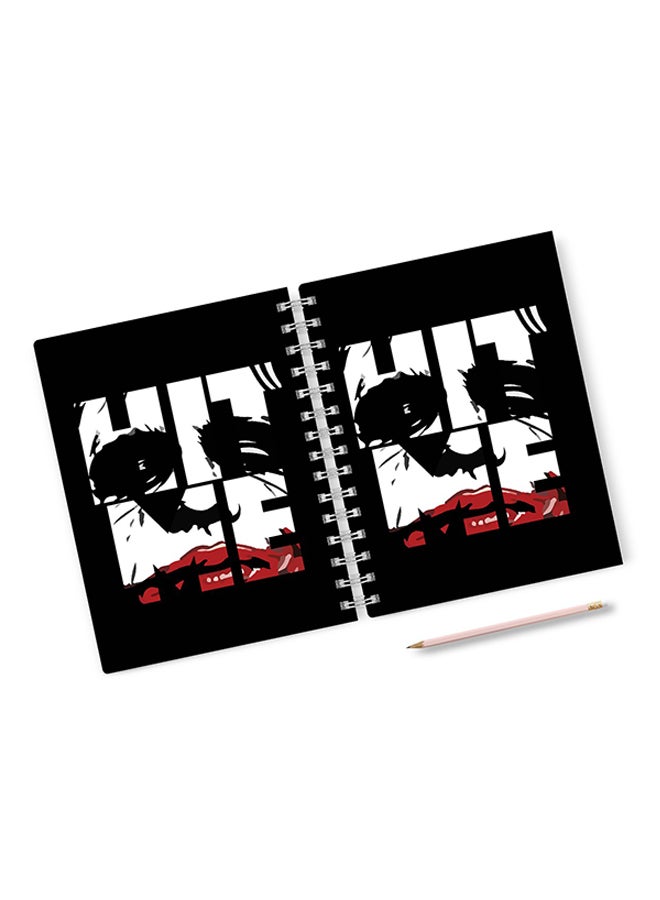 A4 Joker Quote Hard Notebook Multicolour