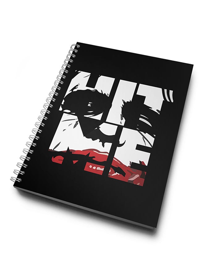 A4 Joker Quote Hard Notebook Multicolour
