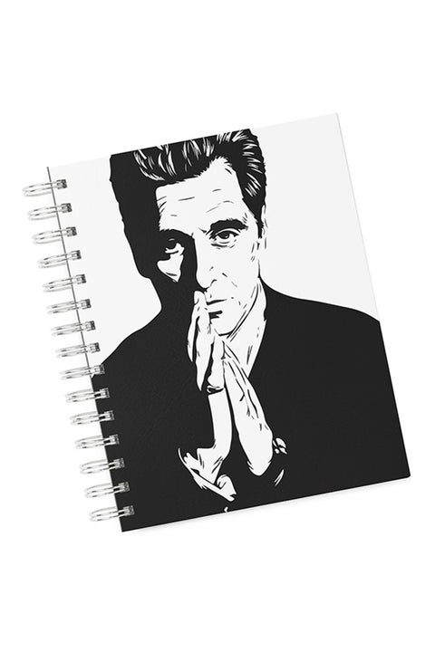 A4 Don Quote Movie Scarface Hard Notebook Multicolour