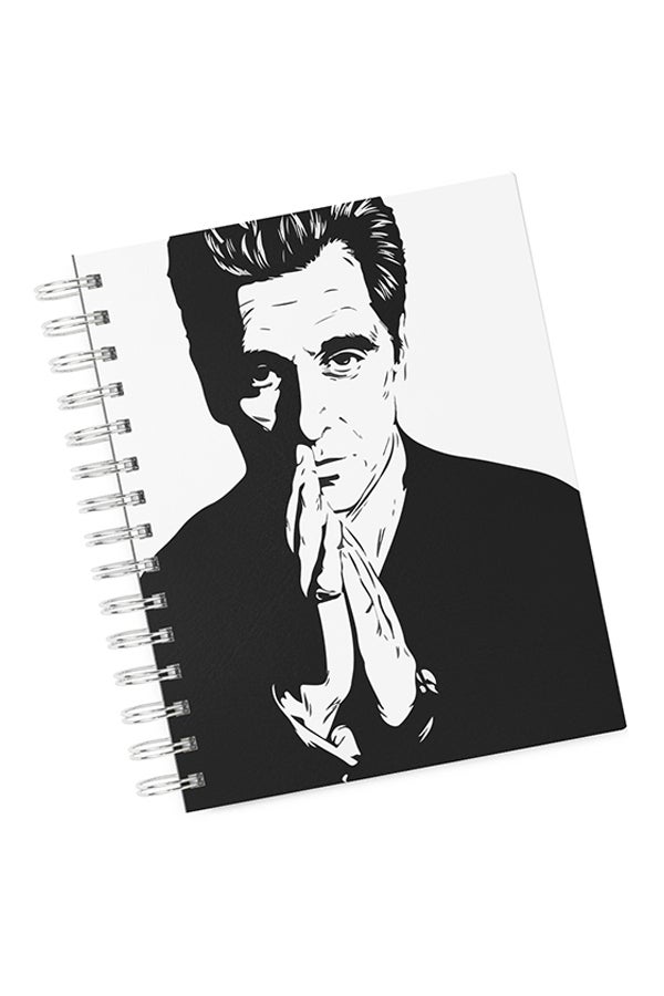 A4 Don Quote Movie Scarface Hard Notebook Multicolour