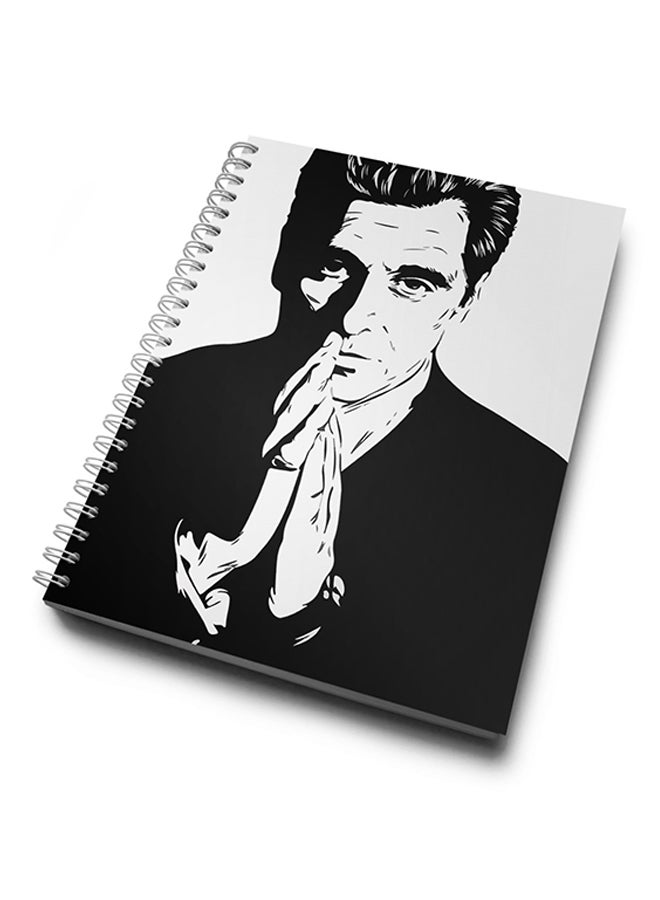 A4 Don Quote Movie Scarface Hard Notebook Multicolour