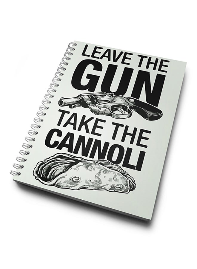 A4 Cannoli Don Movie Hard Notebook Multicolour