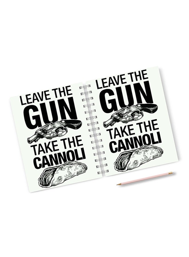 A4 Cannoli Don Movie Hard Notebook Multicolour