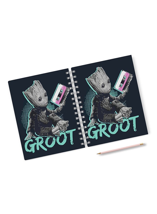 A4 Cassette Galaxy Guardians Hard Notebook Multicolour