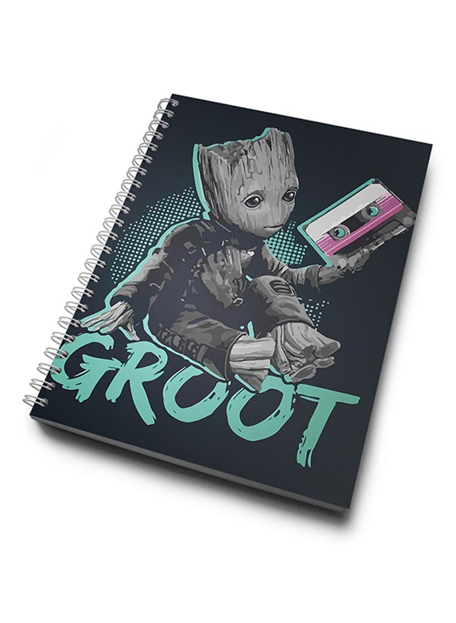 A4 Cassette Galaxy Guardians Hard Notebook Multicolour