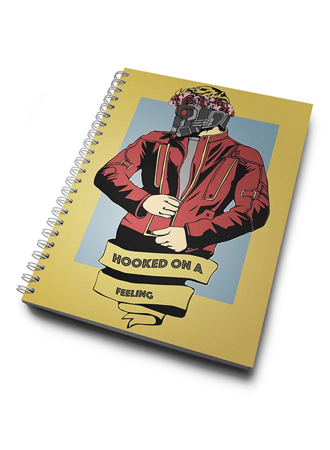 A4 Guardians Of The Galaxy Hard Notebook Multicolour