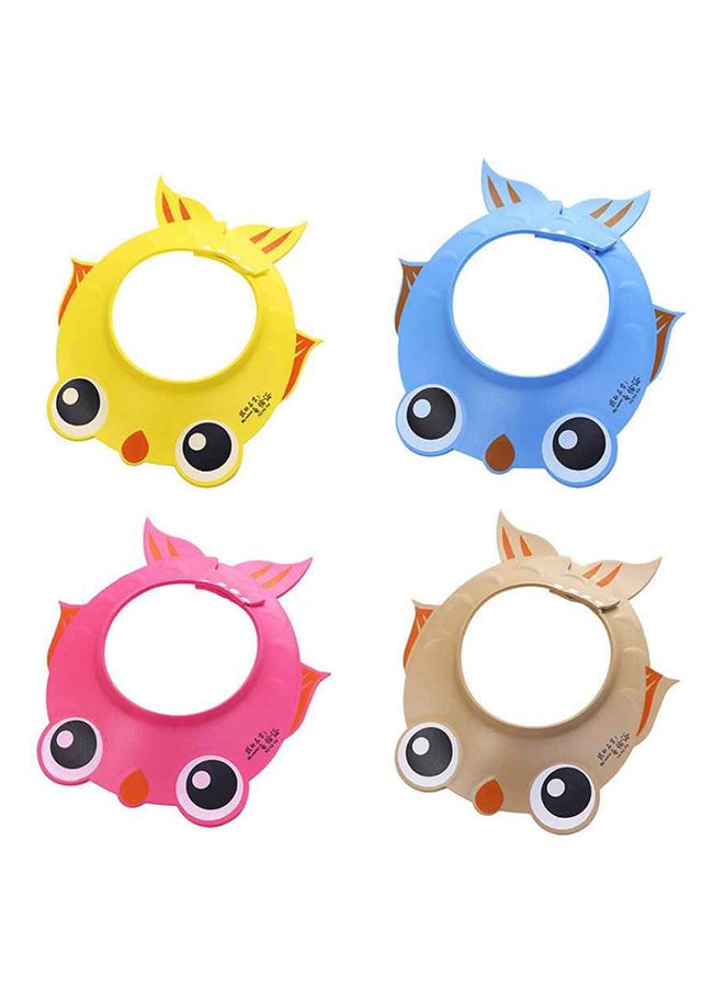4-Piece Adjustable Ears Protection Bath Shower Cap Set