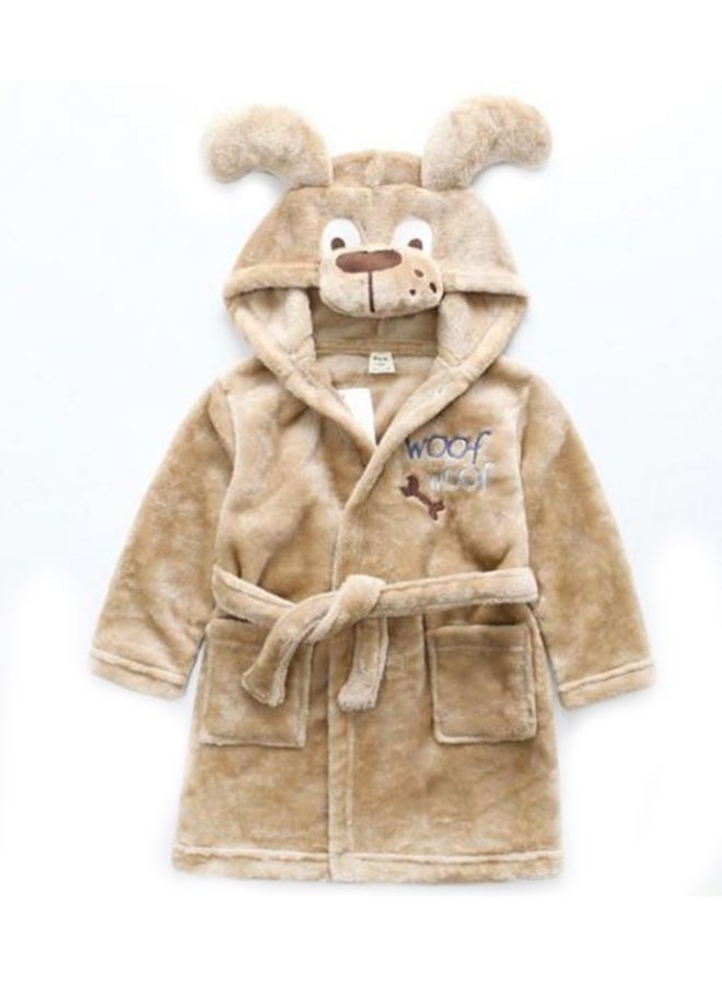 Cartoon Designed Hooded Bathrobe - Image 1