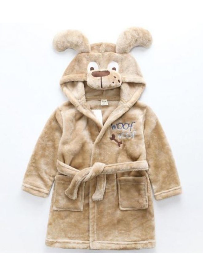 Cartoon Designed Hooded Bathrobe - Image 2