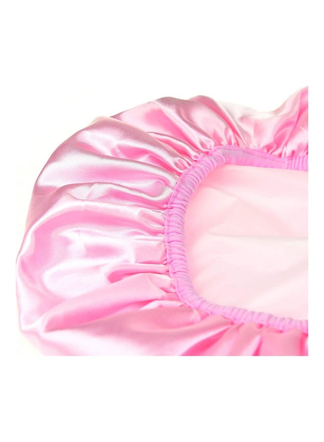 Generic - Double Layer Waterproof Polyester Shower Cap - Image 1