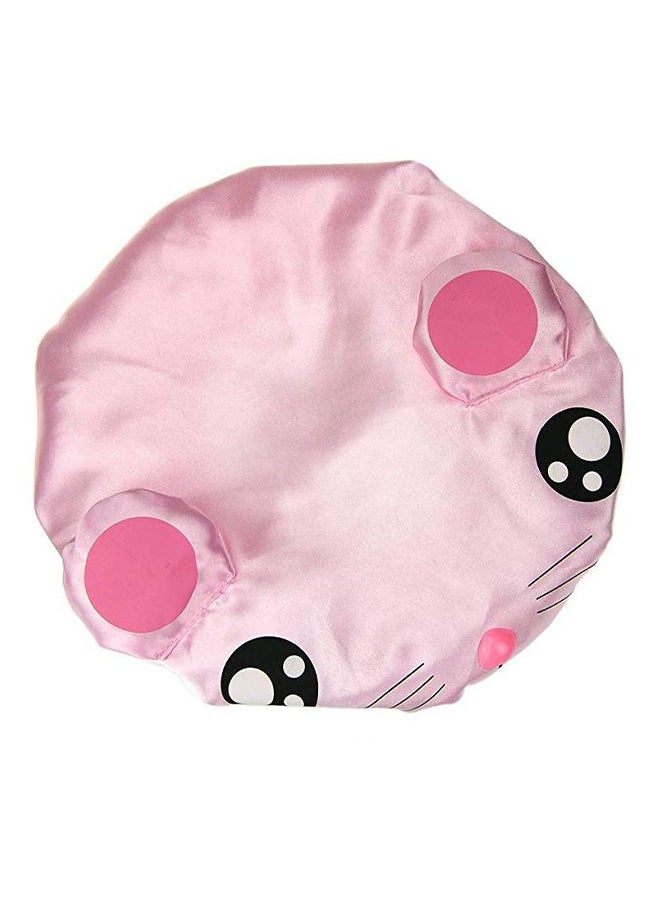 Generic - Double Layer Waterproof Polyester Shower Cap - Image 1