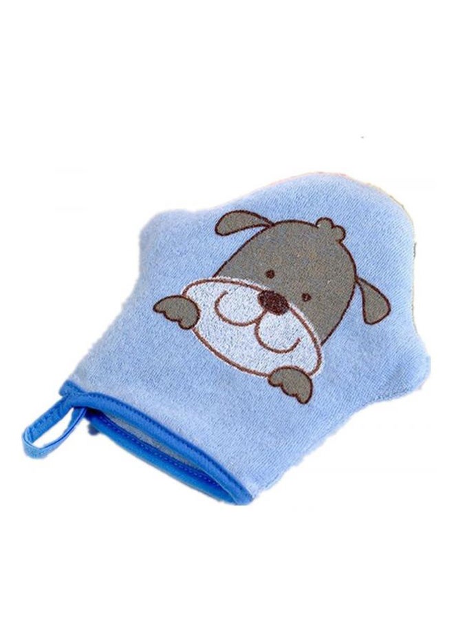 Cartoon Printed Plush Animal Bath Gloves - Image 2