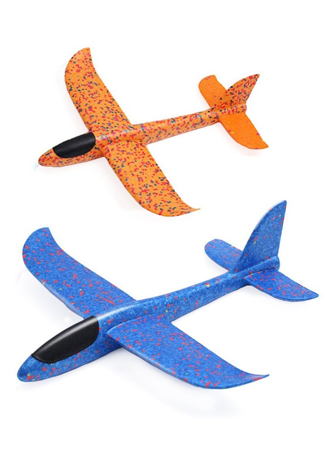 زوج مجسمات طائرات إسفنجية لعبة للأنشطة المرحة، تُقذف يدوياً لتحلق في الهواء 35سم - Image 1