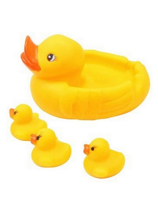 4-Piece Floating Rubber Duckies Bath Set - Image 2
