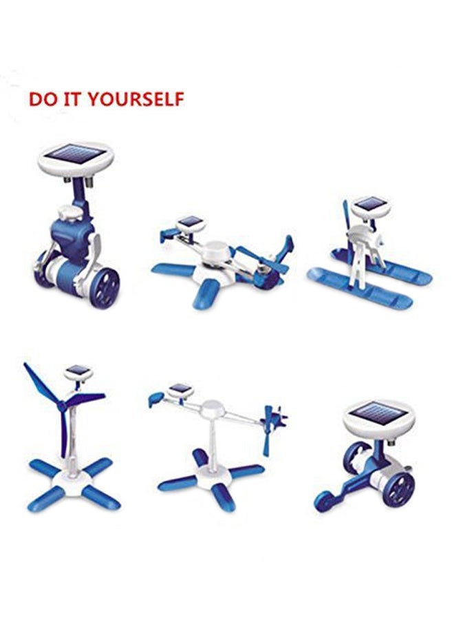 لعبة روبوت تعليمي 6 في 1 يعمل بالطاقة الشمسية ويمكنك تركيبه بنفسك