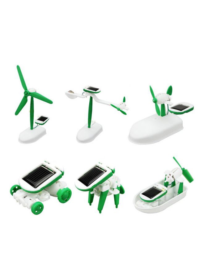 DIY 6-In-1 Educational Learning Power Solar Robot Kit Toys - Image 1