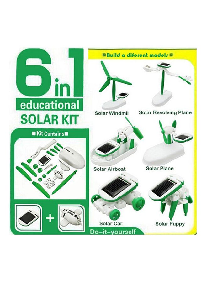 6-In-1 Creative Activity DIY Power Solar Robot Toys Kit ETH-80 - Image 1