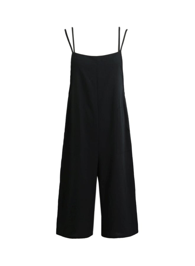 Cotton Jumpsuit Black - Image 1