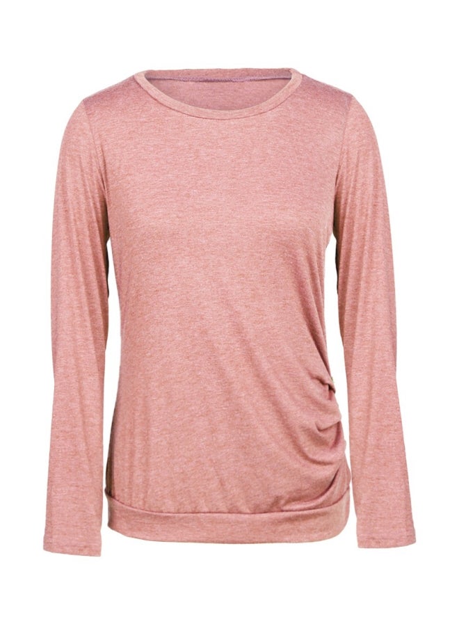 Long Sleeves T-shirt Pink  - Image 3
