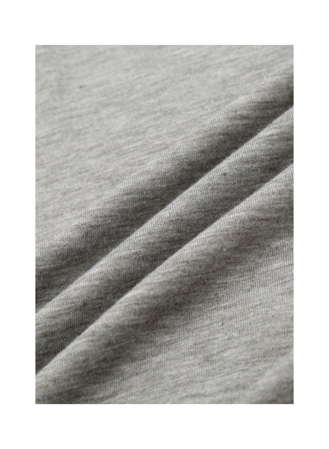 تيشيرت بأكمام طويلة رمادي - Image 4