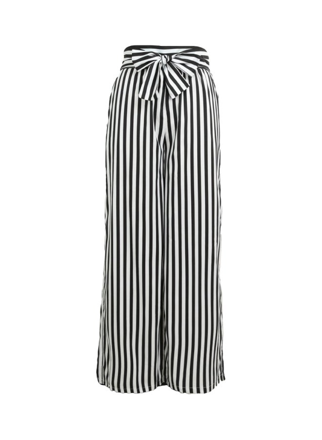 High Waist Pants Black/White - Image 1