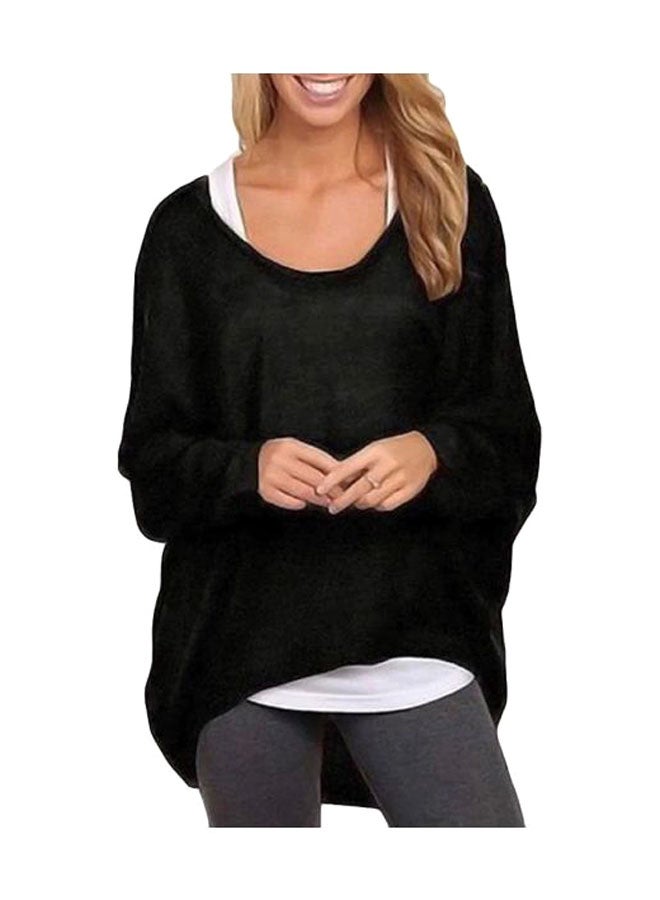 Long Sleeves Tunic Black  - Image 1