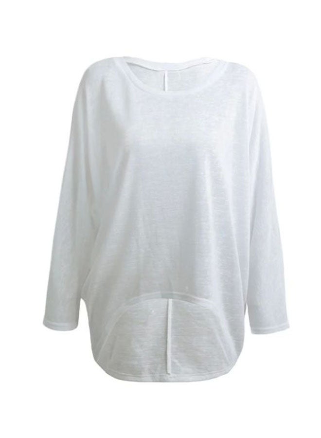 Long Sleeves Tunic White  - Image 1