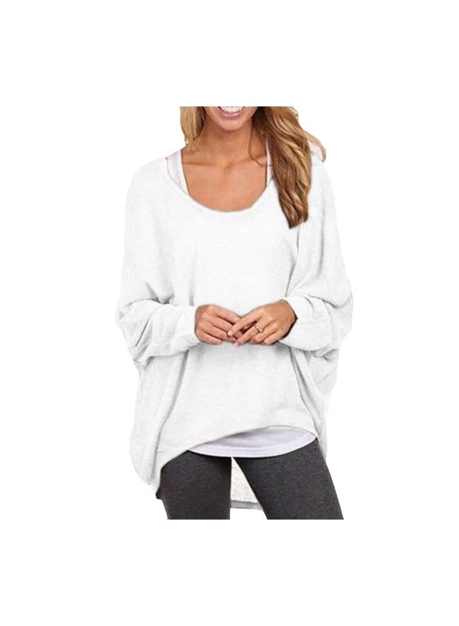 Long Sleeves Tunic White  - Image 2