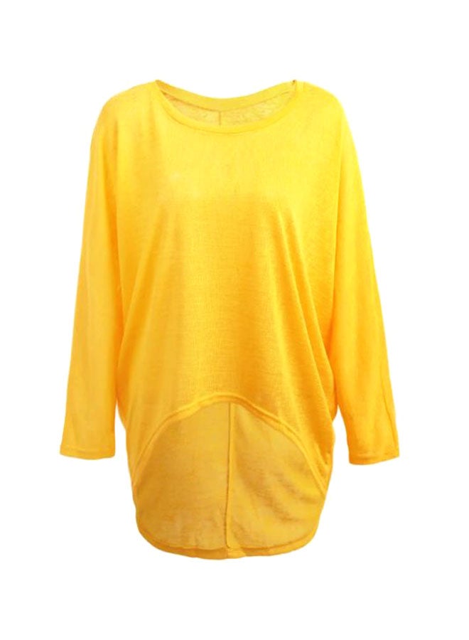 Long Sleeves Tunic Yellow 