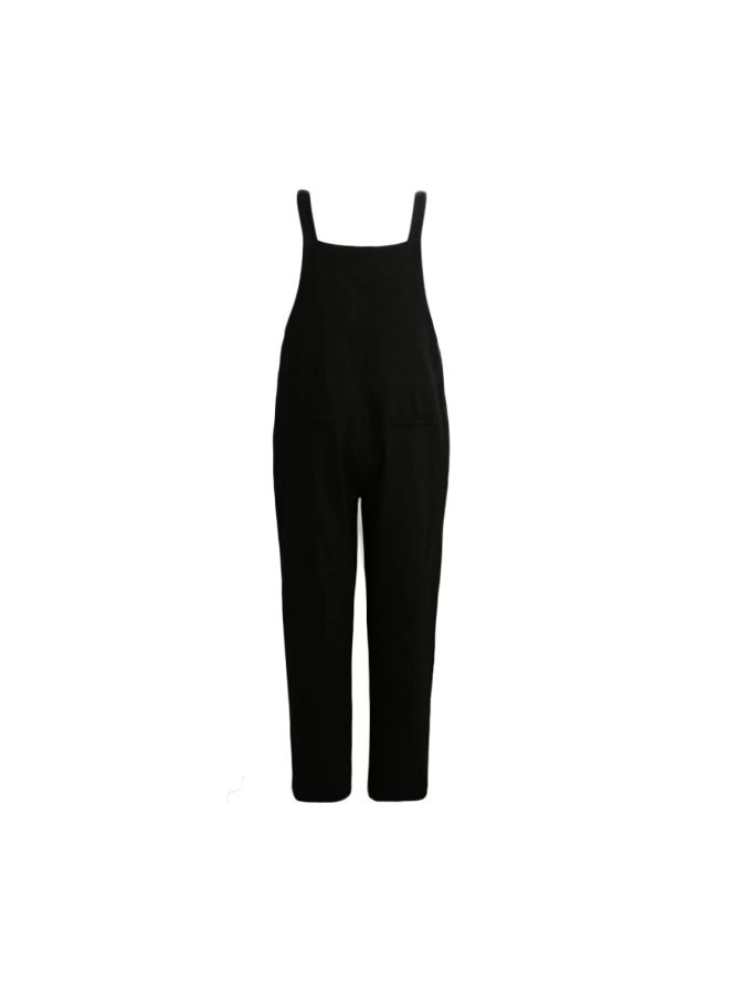 Casual Sleeveless Jumpsuit Black  - Image 3