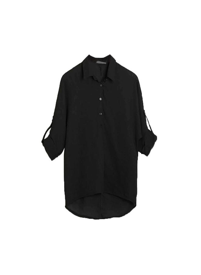 Asymmetrical Tunic Black - Image 1