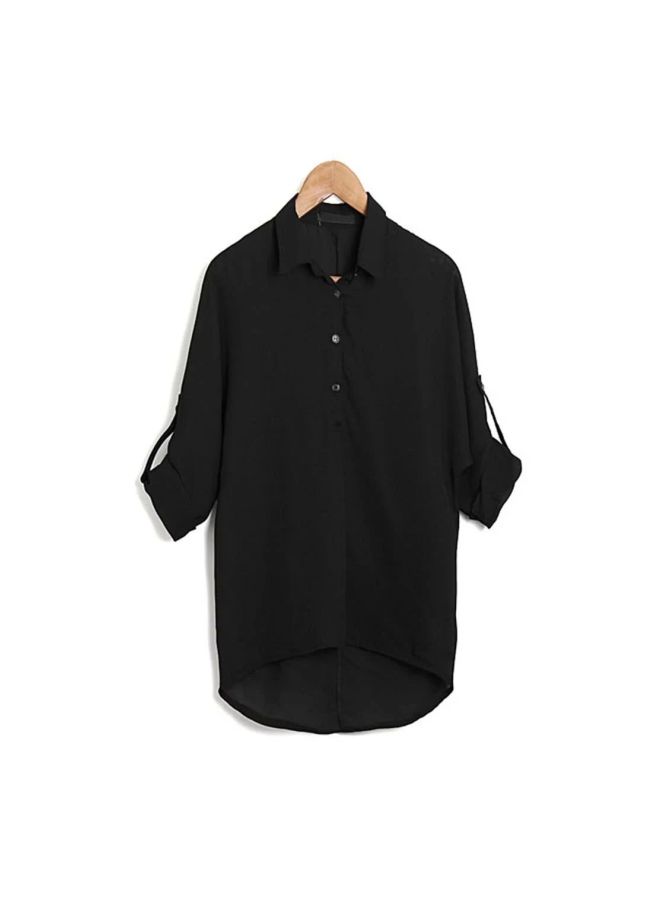 Asymmetrical Tunic Black - Image 2