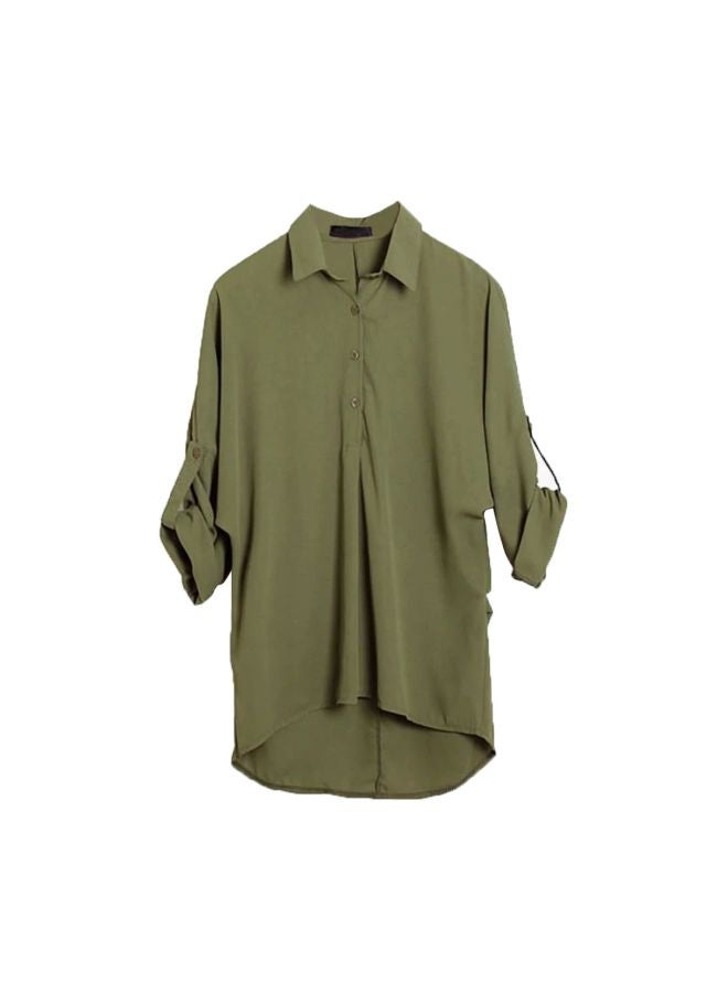 Asymmetrical Tunic Green - Image 1