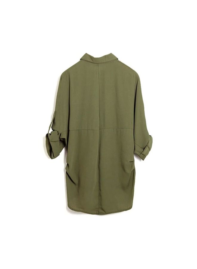 Asymmetrical Tunic Green - Image 2