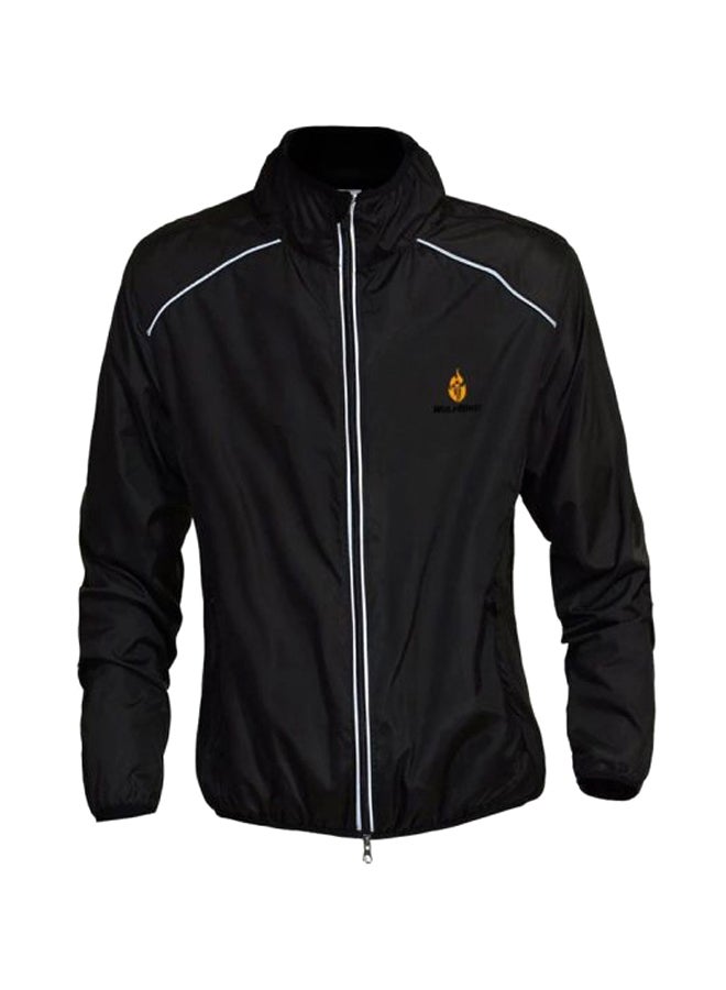 Long Sleeves Riding Jacket Black - Image 1