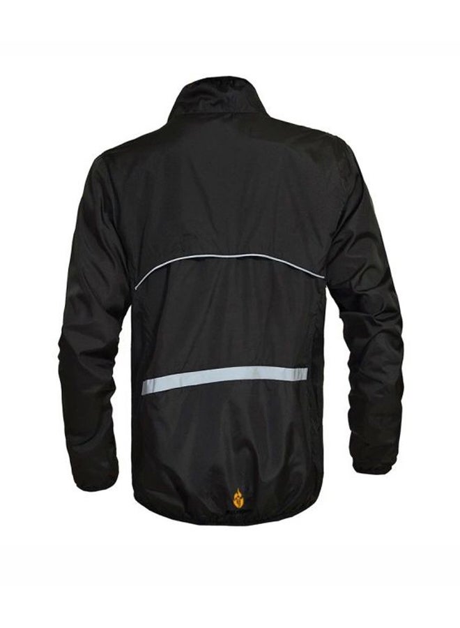 Long Sleeves Riding Jacket Black - Image 2