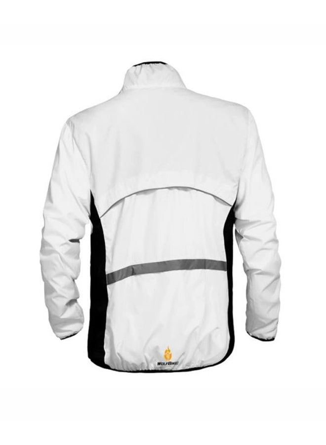 Long Sleeves Riding Jacket White - Image 2